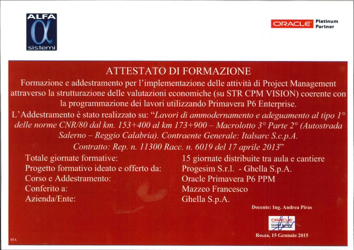 Project Management Primavera P6